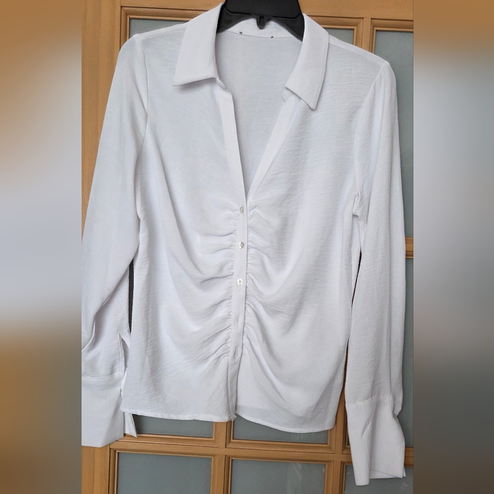 Work to Dinner White Shirt